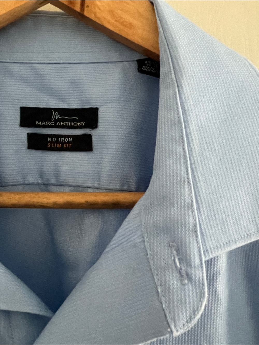 Marc Anthony Pale Blue Dress Shirt - Slim Fit